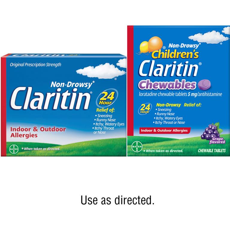 Save $5.00 on any ONE (1) Non-Drowsy Claritin® or Children's Claritin® 30ct product