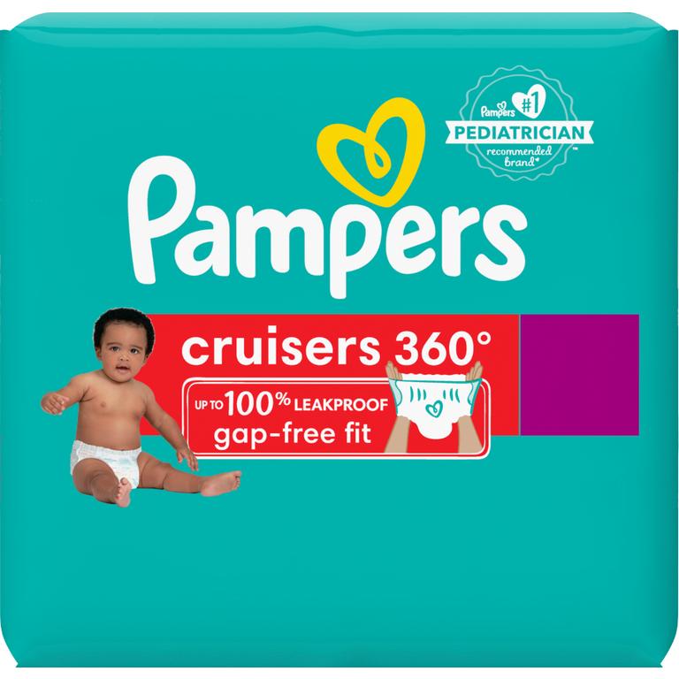 Save $3.00 TWO Jumbo BAGS Pampers Cruisers 360 Diapers.