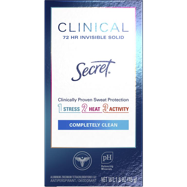 Save $2.00 ONE Secret Clinical Antiperspirant or Clinically Proven Aluminum Free Deodorant (excludes trial/travel size).
