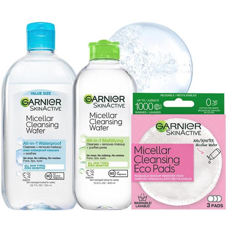 $3.00 OFF ANY ONE (1) Garnier Micellar Water 400mL, 700mL, or Eco Pad