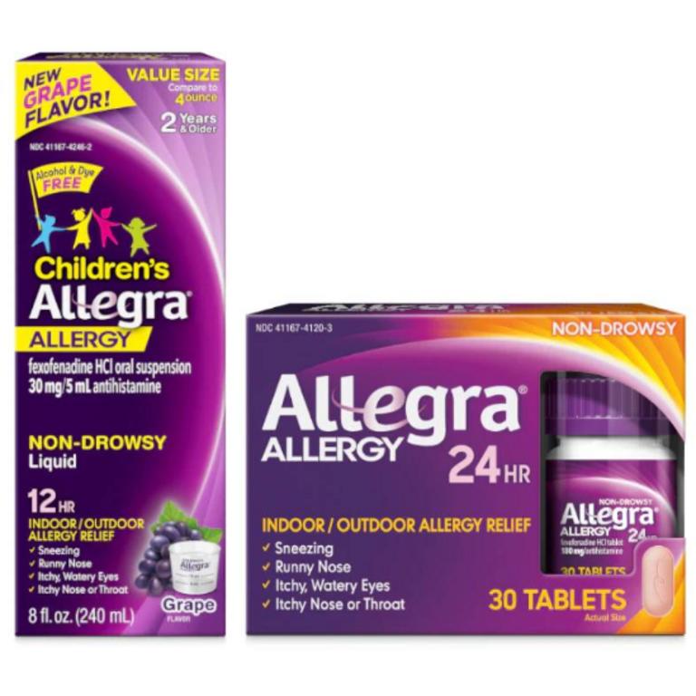 $5.00 OFF on ONE (1) Allegra® Allergy Product (Excluding 5ct, 8ct, 60ct Gelcap, 70-110ct Tablets)