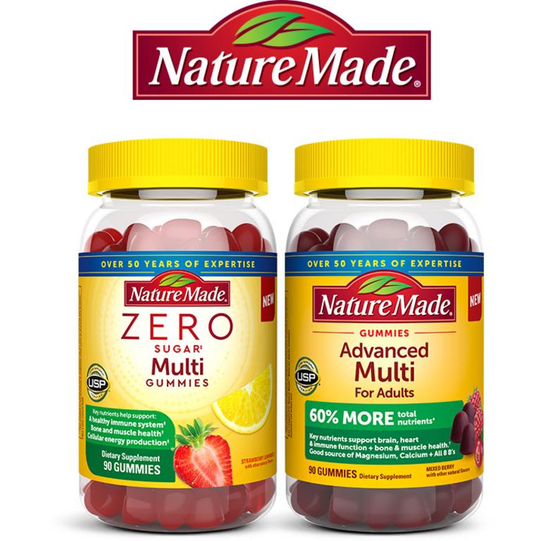 $2.00 OFF any ONE (1) Nature Made® Advanced Multivitamins or ZERO Sugar gummies supplements