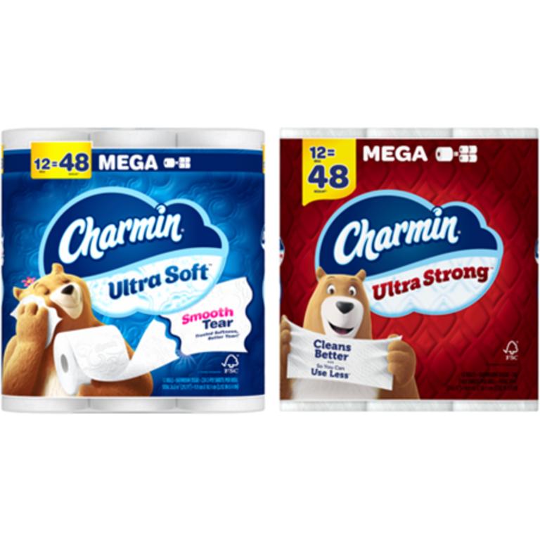 Save $2.00 ONE P&G Charmin Bath Tissue, select varieties (excludes trial/travel size)