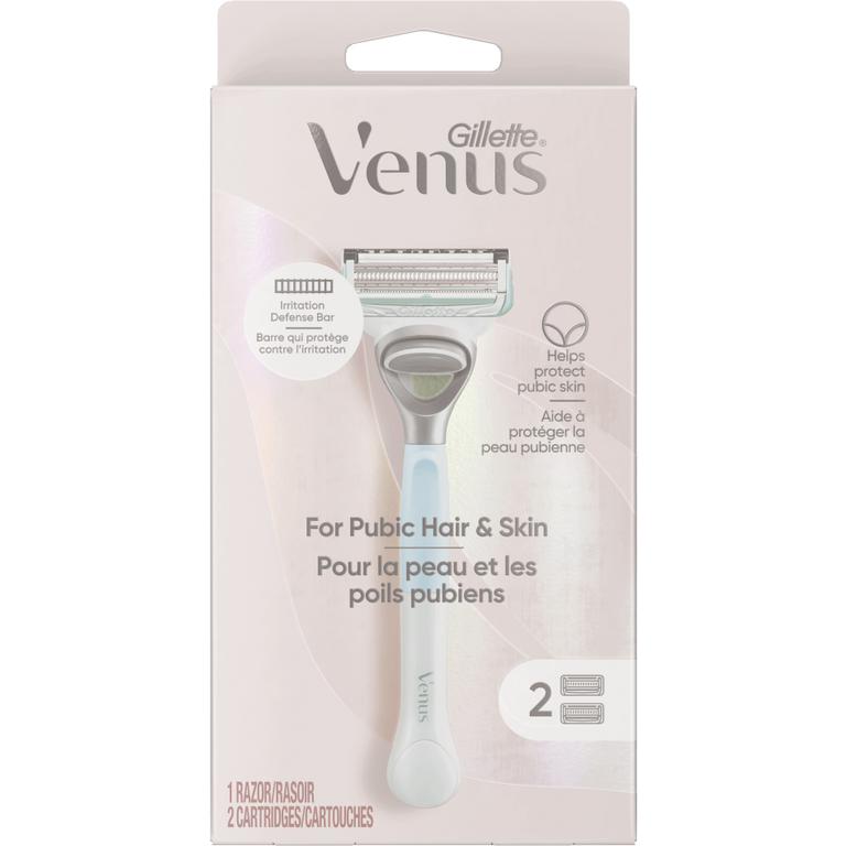 Save $3.00 ONE Venus for Pubic Hair & Skin Razor OR Care Item (excludes Gillette Products, and trial/travel size).