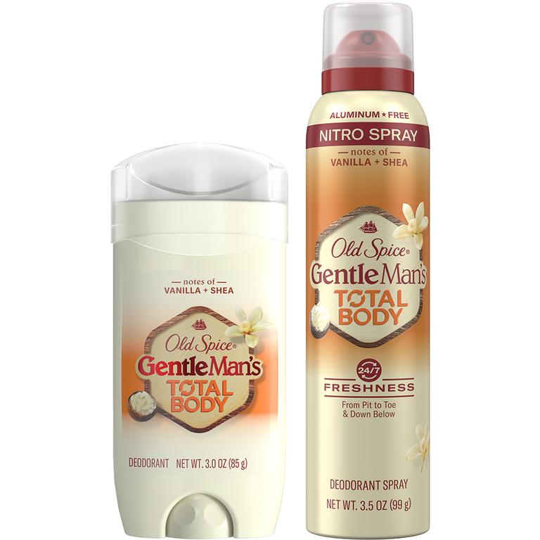 Save $3.00 ONE Old Spice Total Body Deodorant Spray, Stick, or Cream.