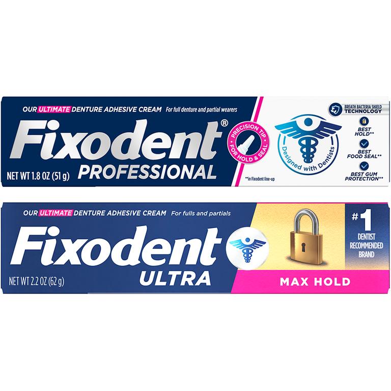 Save $2.00 TWO FIXODENT ADHESIVE SINGLE, TWIN, OR TRIPLE PACK 1.4 oz or larger (excludes trial/travel size).