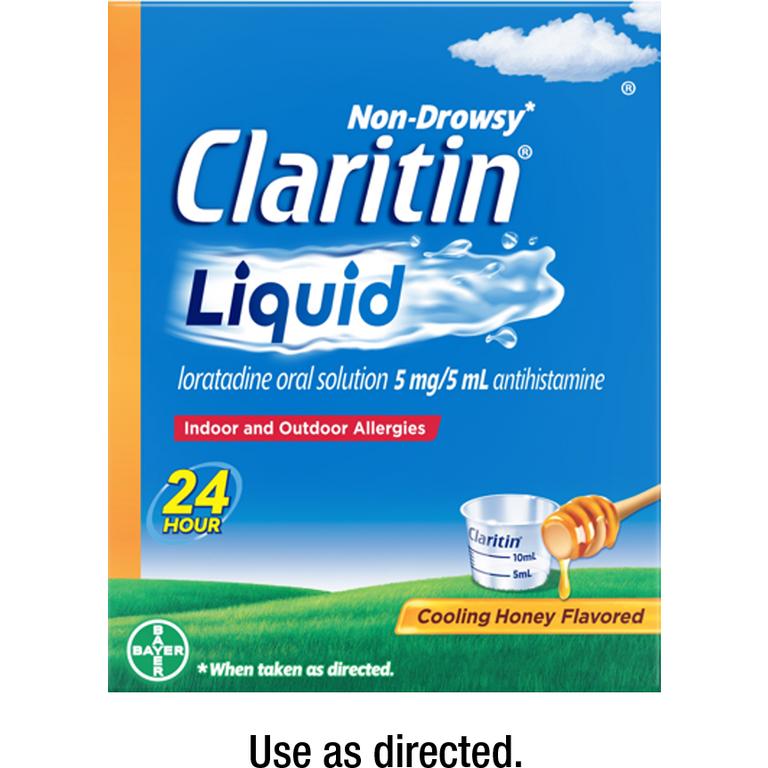 Save $8.00 on any ONE (1) Non-Drowsy Claritin® Cooling Honey Flavored Liquid 8oz