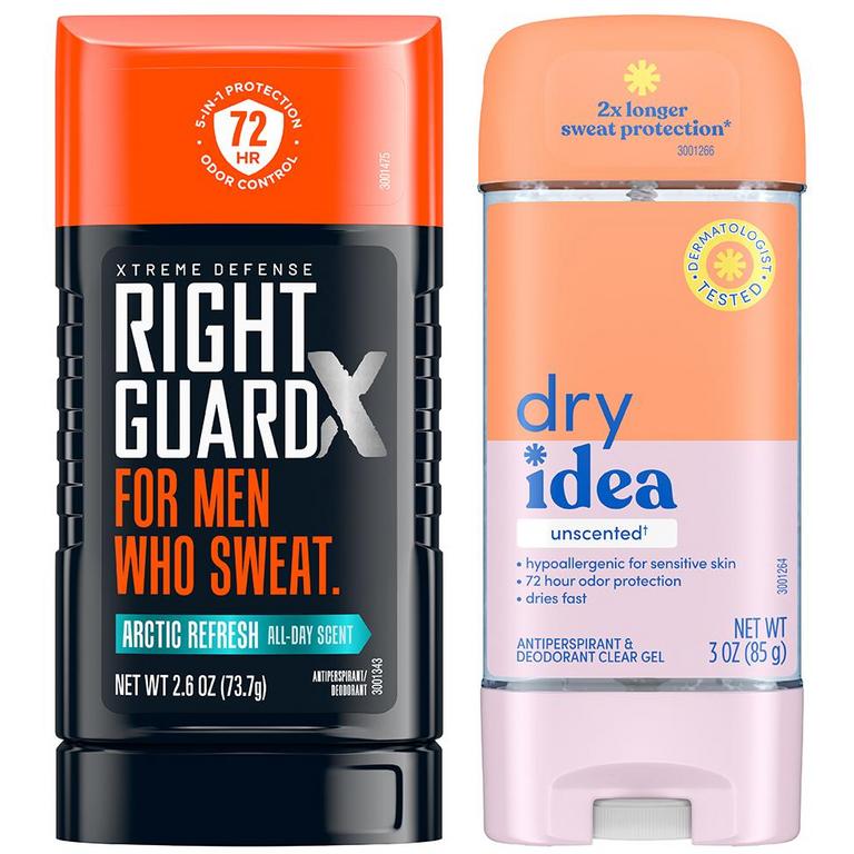 SAVE $1.00 on TWO (2) Right Guard or Dry Idea Antiperspirants / Deodorants