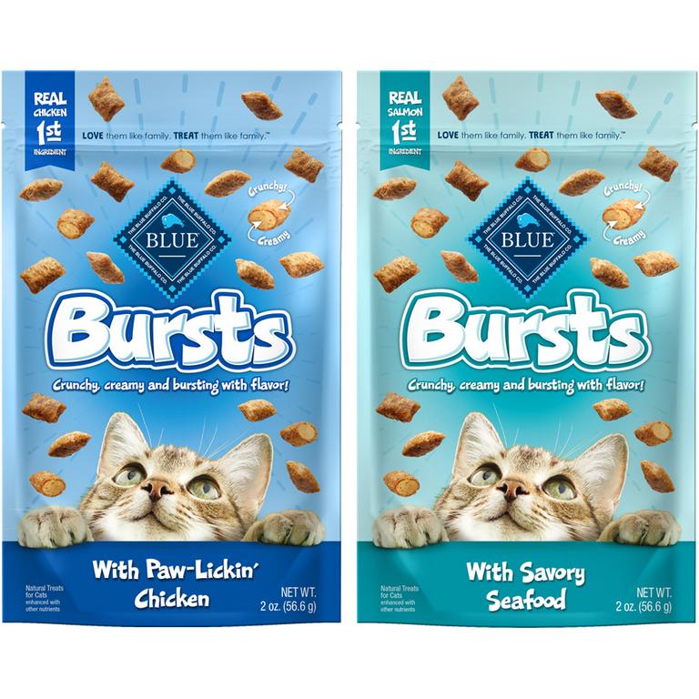 Save $0.50 when you buy ONE (1) package of BLUE cat treats (2 oz or larger)