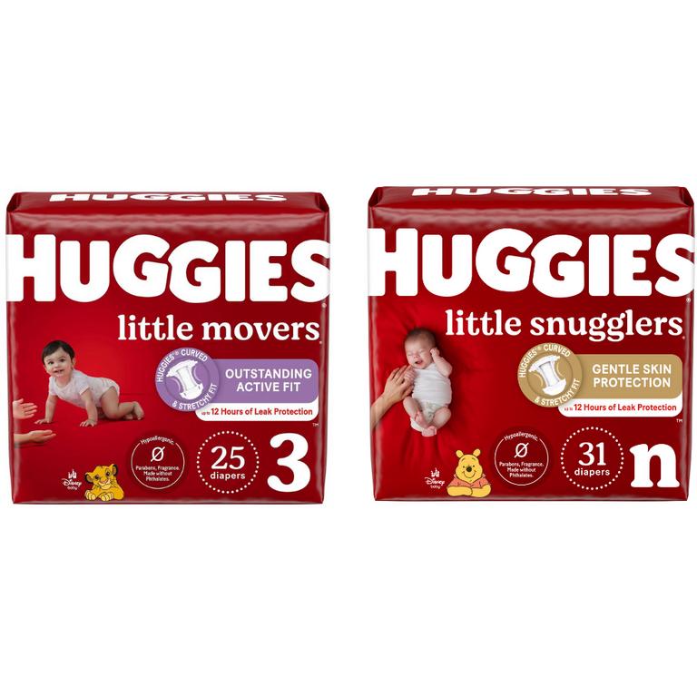 Save $2.00 when you buy ONE (1) Huggies Diapers, 44 count or larger