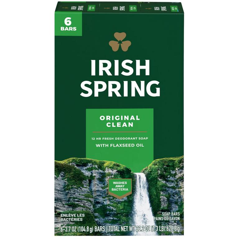 SAVE $2.50 On any ONE (1) Irish Spring® Brand Bar Soap Multipack (6ct ONLY)