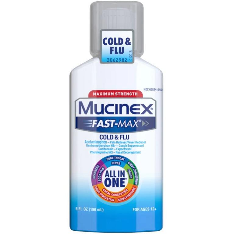 $5.00 OFF Any ONE (1) MUCINEX® Fast-Max® Sinus-Max® Nightshift®, All-in-one item (14ct and up)