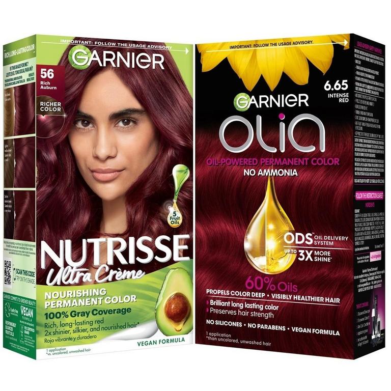 SAVE $4.00 off ANY TWO (2) Garnier® Nutrisse®, Color Reviver or Olia® haircolor products