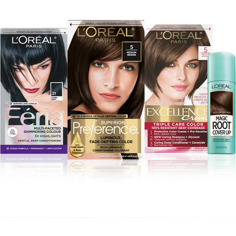 $6.00 OFF on any TWO (2) L’Oreal Paris Preference, Feria, Excellence or Magic Root Cover Up Hair Color products