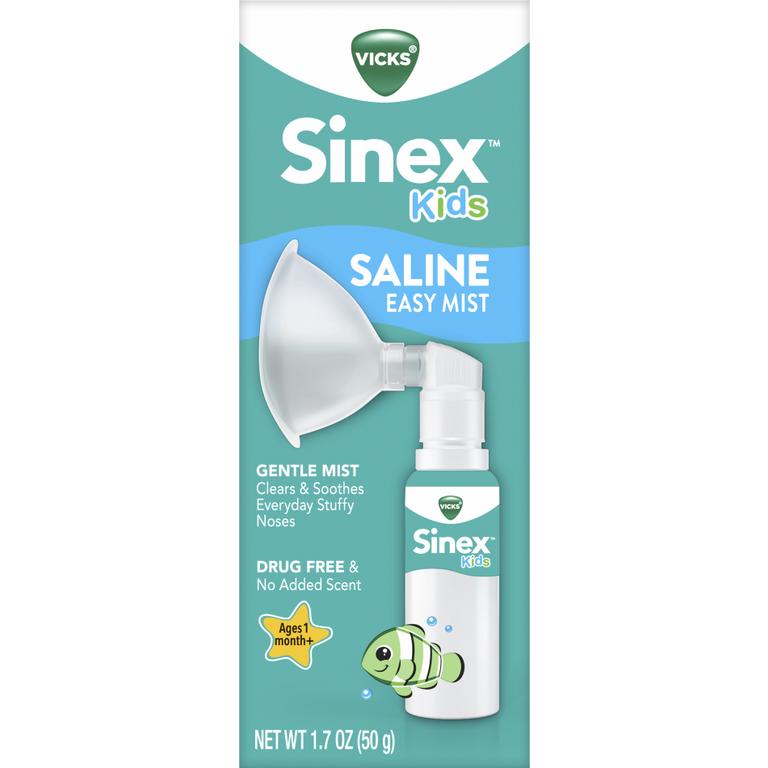 Save $1.00 ONE Sinex Kids Saline Easy Mist (excludes Sinex SEVERE Nasal Sprays, Sinex Saline Nasal Mist, Sinex SEVERE LiquiCaps, and trial/travel size).