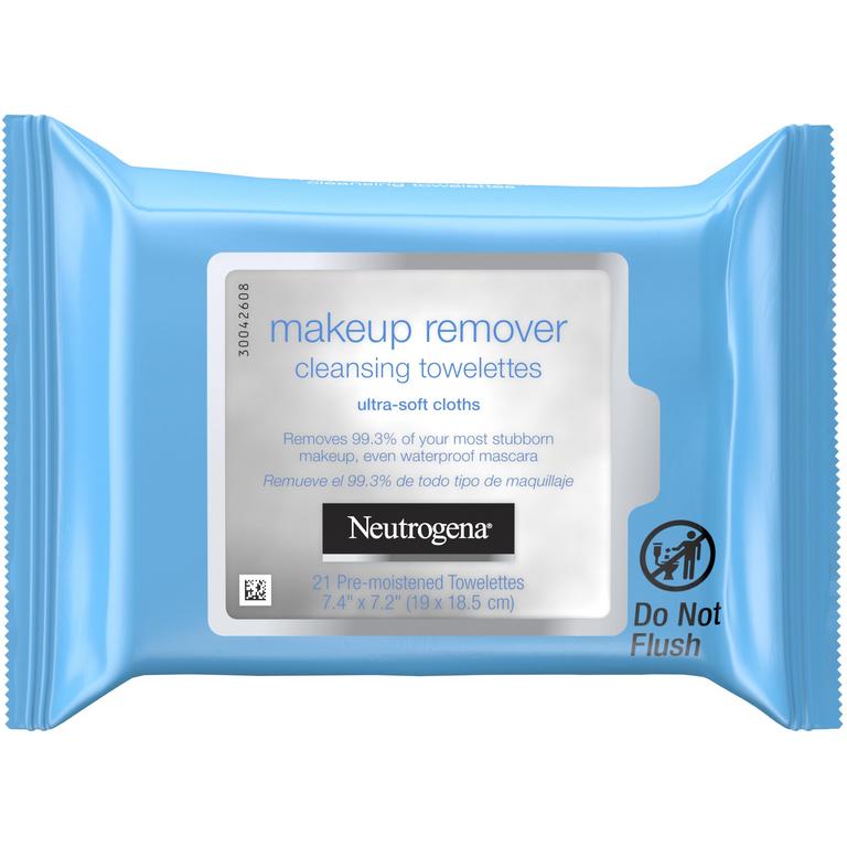 SAVE $2.00 off any ONE (1) 21ct NEUTROGENA® Makeup Remover Cleansing Towelettes (excludes trial/travel)