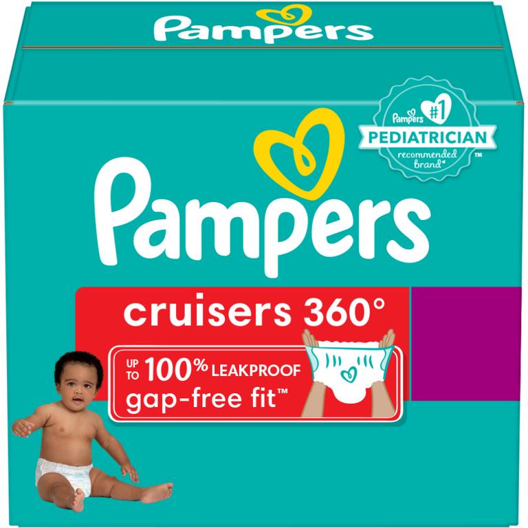 Save $3.00 ONE Super Pack Pampers Cruisers 360 Diapers.