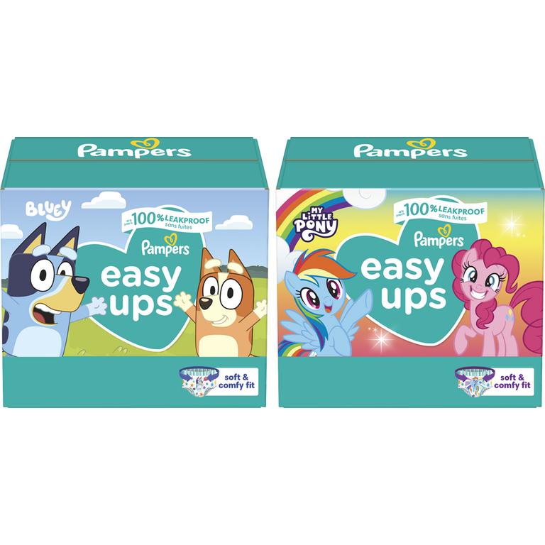 Save $3.00 ONE Super Pack Pampers Easy Ups Training Underwear.