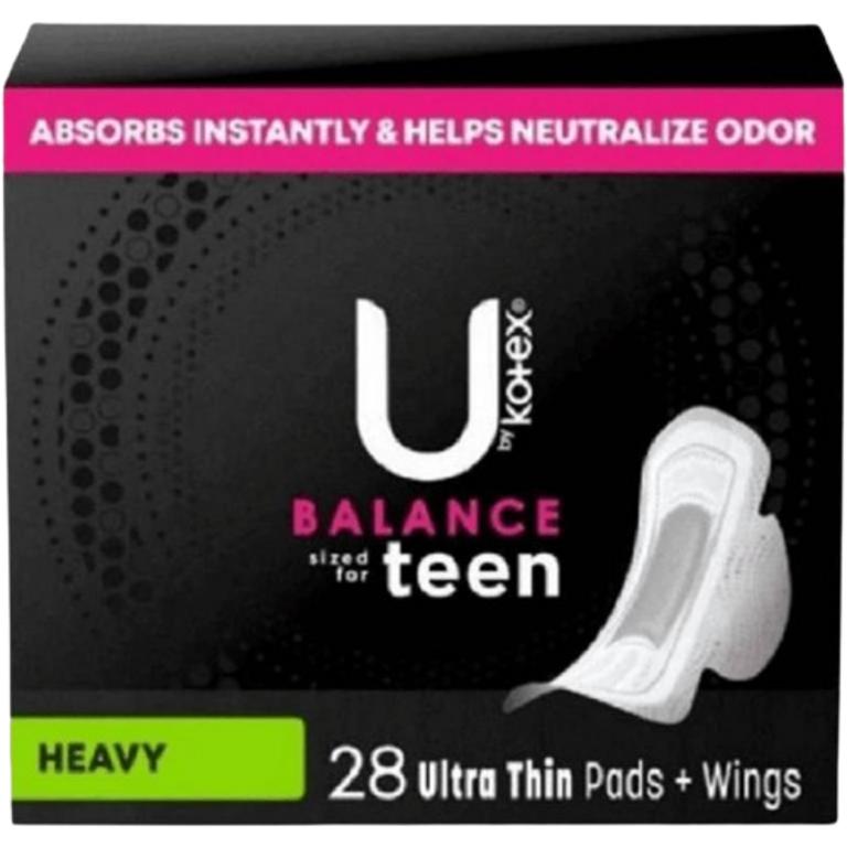 Save $1.00 on any ONE (1) package of U by Kotex® Products (pads/liners/tampons) (not valid on Liv by Kotex® products, liners 14-22 ct or trial/travel packs)