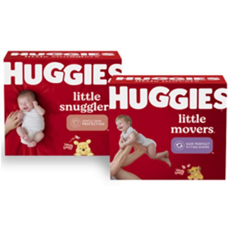 Save $1.50 on any ONE (1) Package of Huggies® Diapers, Little Movers®, Little Snugglers®, Overnites, Snug & Dry™, Skin Essentials™ (Valid only on 10ct. or larger.)