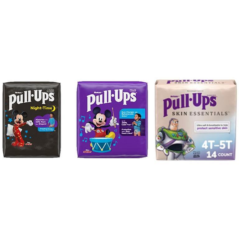 Save $3.00 off TWO (2) packages of PULL-UPs® Training Pants, New Leaf®, Night*Time™ (14-23 ct.)