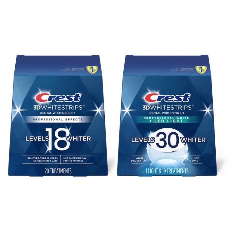 Save $10.00 ONE Crest 3DWhitestrips (excludes Noticeably White, Classic White and trial/travel size).