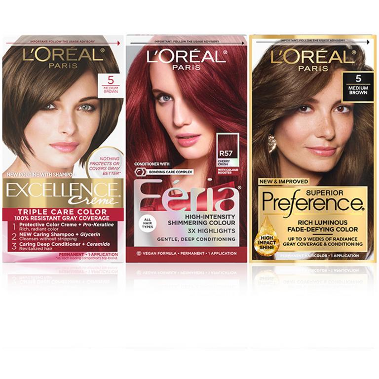 $6.00 OFF on any TWO (2) select L’Oreal Paris Preference, Feria or Excellence hair color products