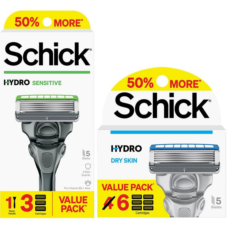 SAVE $4.00 off ONE (1) Schick Hydro® or Schick® Quattro® Titanium* Razor or Refill (excludes Schick® Disposables & Women's Razor or Refill) *coated blades