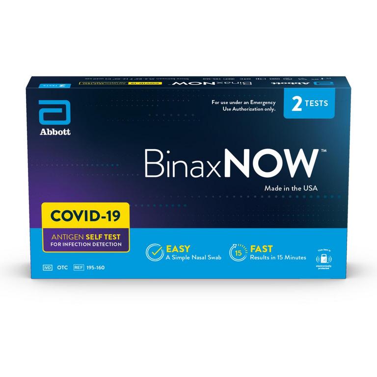 SAVE $4.00 on any ONE (1) BinaxNOW COVID-19 Self Test 2-Count