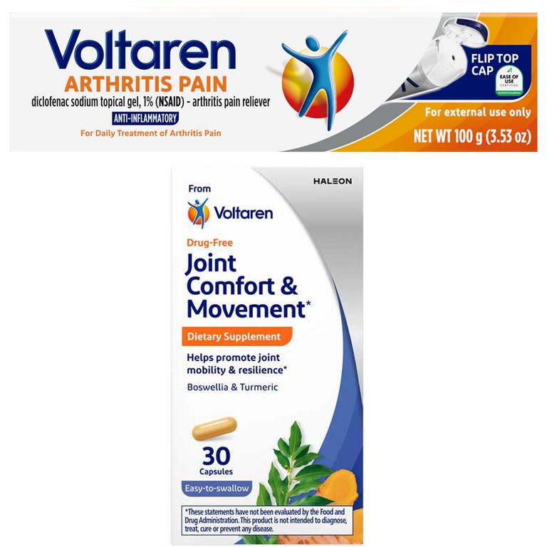 Save $2.50 on ONE (1) Voltaren Pain Arthritis Gel 50-100g or Joint Health Dietary Supplements