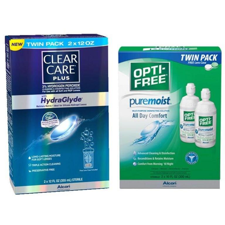 Save $6.00 off any ONE (1) OPTI-FREE® or CLEAR CARE® Solution Twin Pack Only