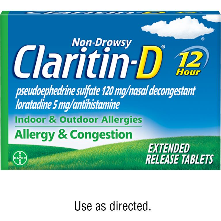 Save $4.00 on any ONE (1) Non-Drowsy Claritin-D® product 15ct or larger (Limit 1 Claritin-D® item)