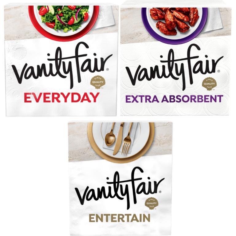 Save $0.50 off any ONE (1) package of Vanity Fair Napkins, any size