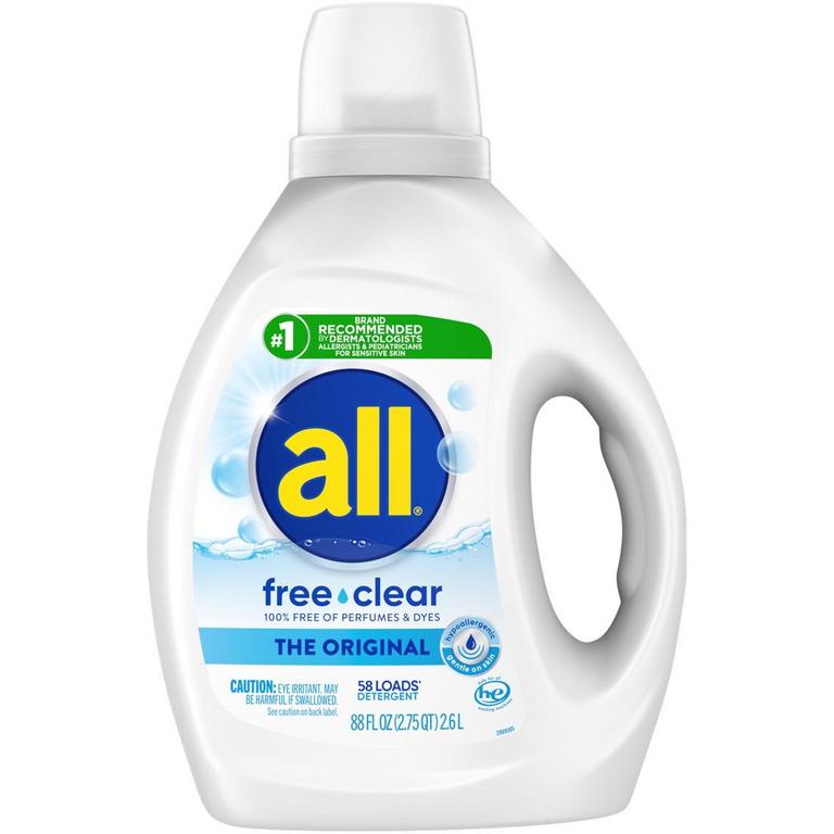 $2.00 OFF on any ONE (1) all® free clear 88-100oz Liquid Laundry Detergent