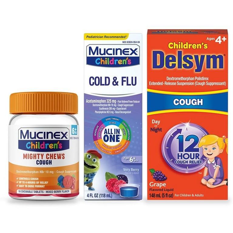 Save $5.00 When You Buy TWO (2) Mucinex® or Delsym® Children’s Items