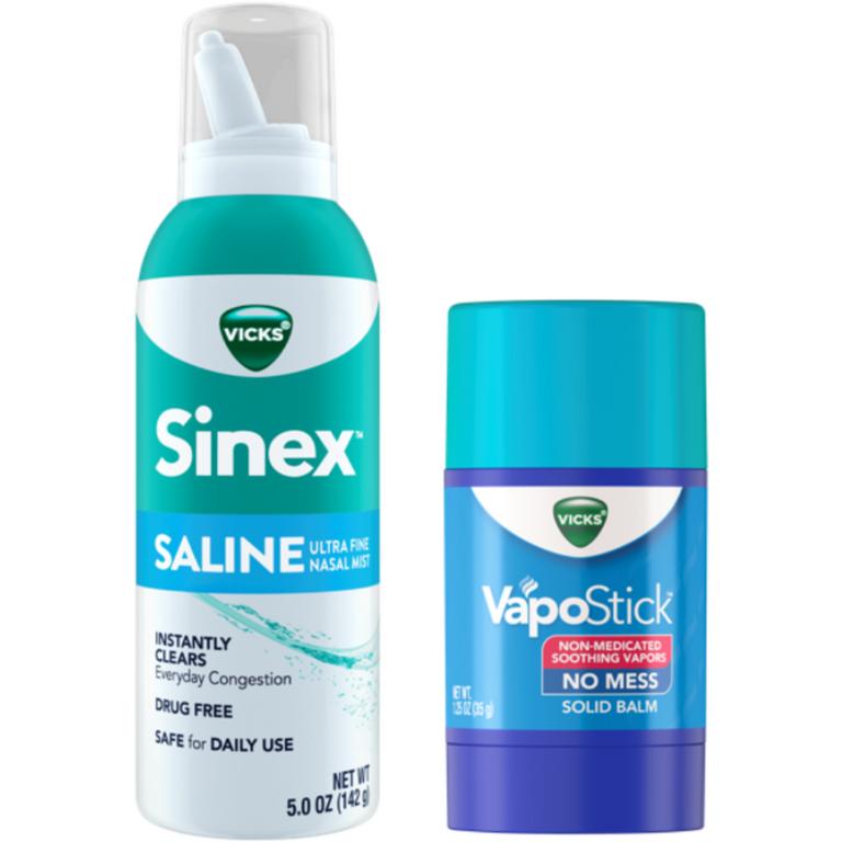 Save $1.00 TWO DayQuil, NyQuil, Vapo, VapoCOOL, Sinex, or Formula 44 Products (excluding DayQuil or NyQuil products under 8oz or 24ct, VapoRub 50g, BabyRub, Children's VapoRub, VapoShower 3ct, VapoInhaler 1ct, VapoCOOL Drops 18 ct, Sinex Severe Squeeze Nasal Spray, Vicks Botanicals and trial/travel sizes).