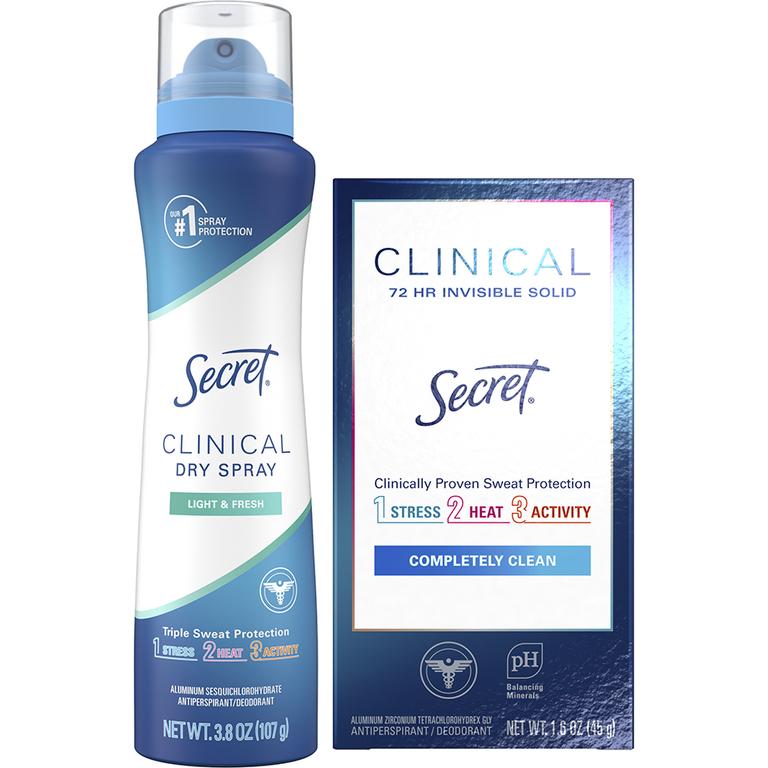 $5 off 3 THREE Secret Clinical Products (excludes trial/travel size).