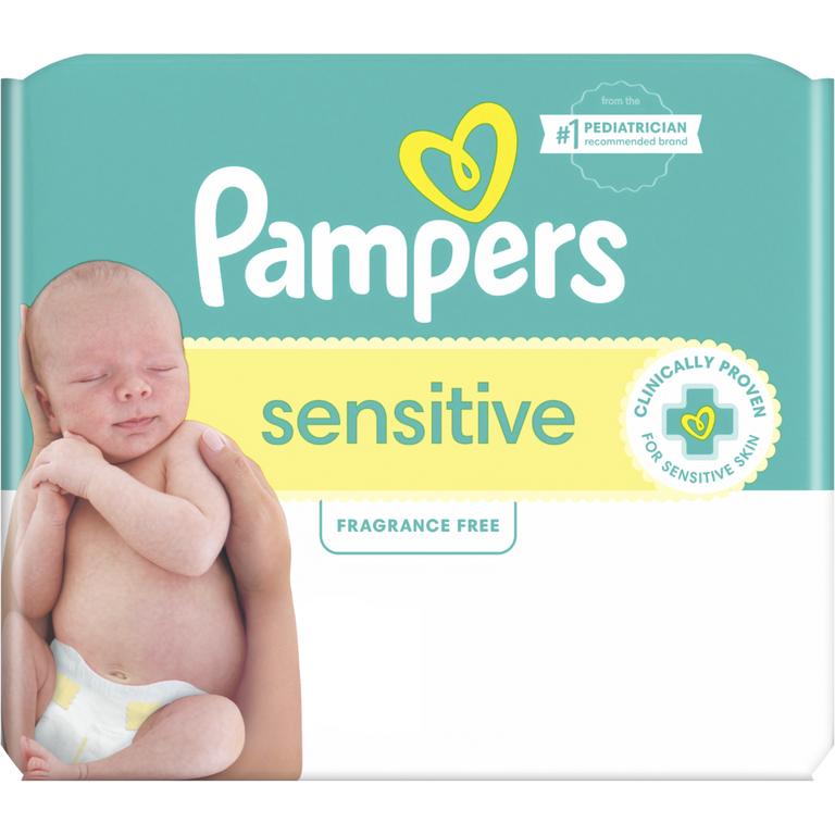 Save $1.00 ONE Pampers Wipes 112 - 216 count.