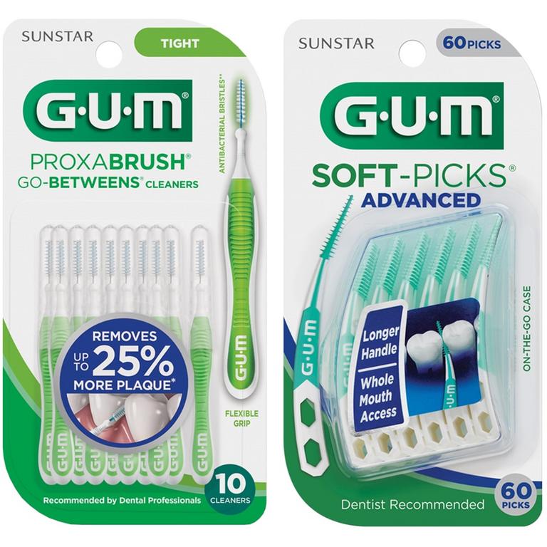 Save $2.00 When you buy any TWO (2) GUM® Proxabrush® cleaners or GUM® Soft-Picks®