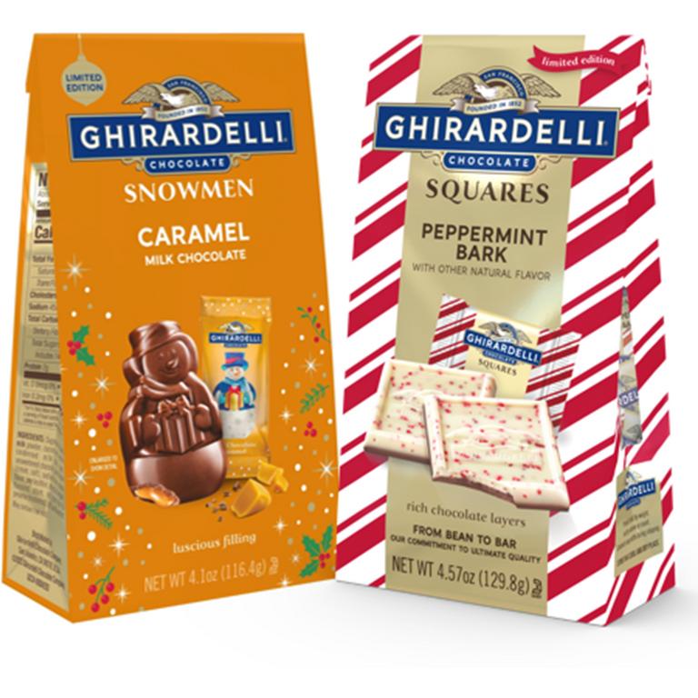 SAVE $1.00 On ANY TWO (2) Ghirardelli Holiday Bags 3oz-6oz