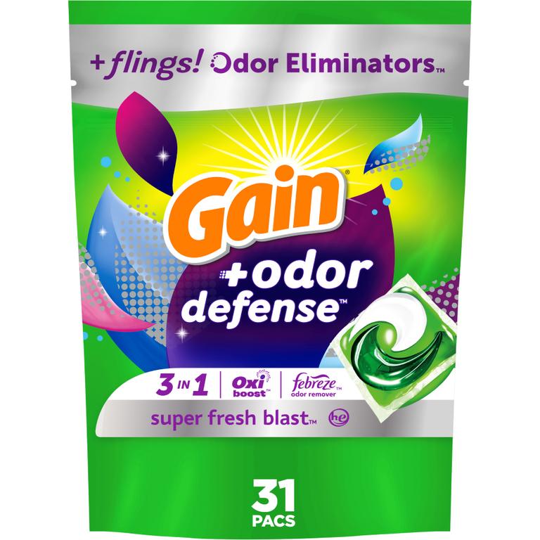 Save $2.00 ONE Gain Flings Laundry Detergent 31 ct OR Gain Super Flings 18 ct (excludes Gain Liquid/Powder Laundry Detergent, Gain Essential Oils, Gain Liquid Fabric Softeners, Gain Fireworks, Gain Sheets, Gain Flings 9 ct and below and trial/travel size).