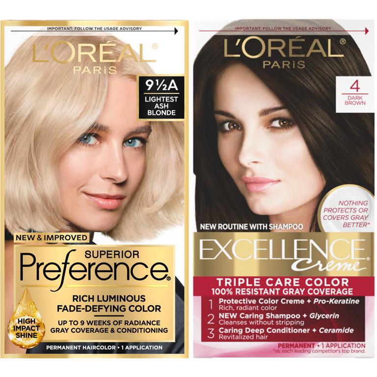 $6 off 2 ANY TWO (2) L’Oréal Paris® Superior Preference, Excellence, Feria, LeColor Gloss, Men Expert, Colorista, Root Precision, Magic Root Cover Up or Root Rescue products