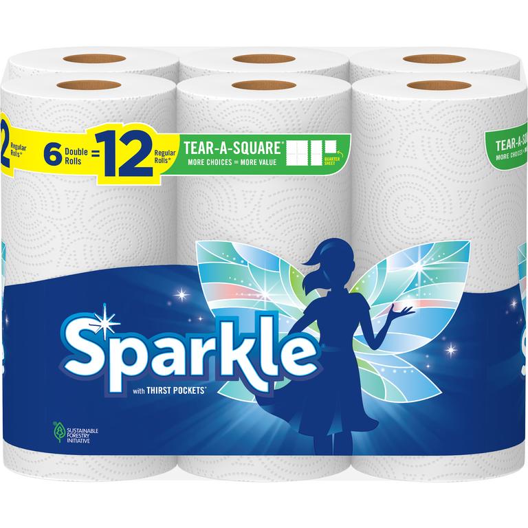 SAVE $1.00 on any ONE (1) package of Sparkle® Paper Towels, 6 Roll or larger