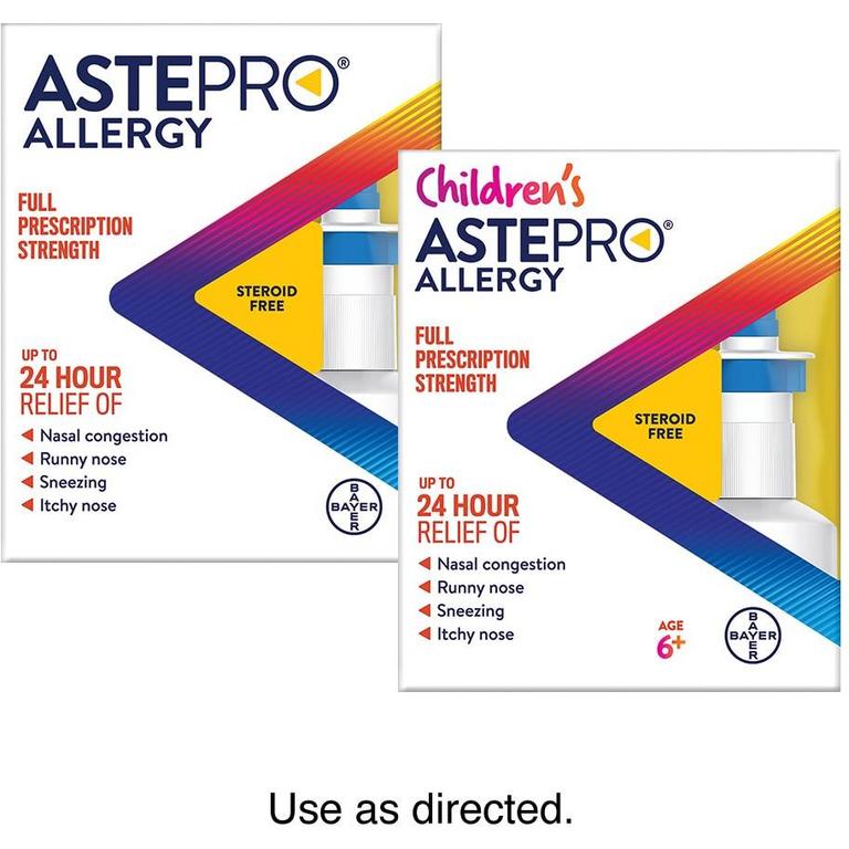 Save $5.00 on any ONE (1) Astepro® Allergy or Children’s Astepro® Allergy product 60 sprays or larger