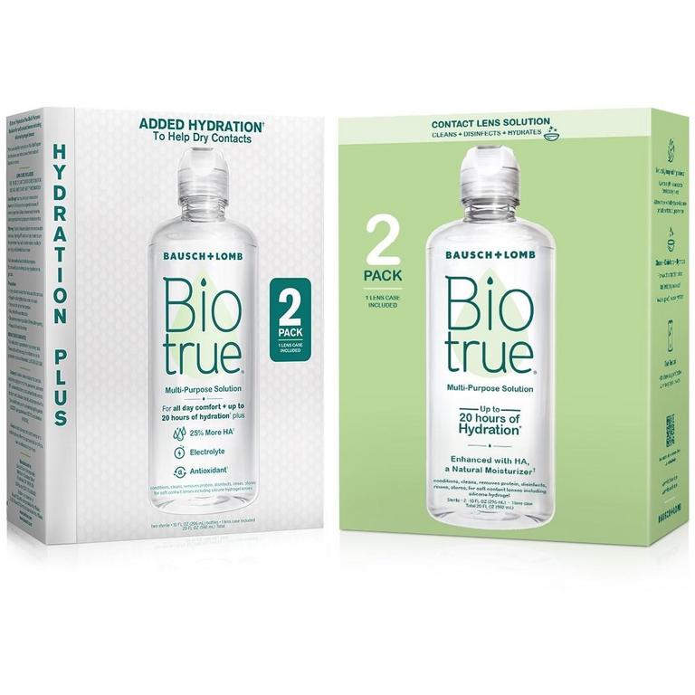 $6 off 1 Any ONE (1) Biotrue Multi-Purpose Solution Original or Hydration Plus Twin Pack (2x10 oz)