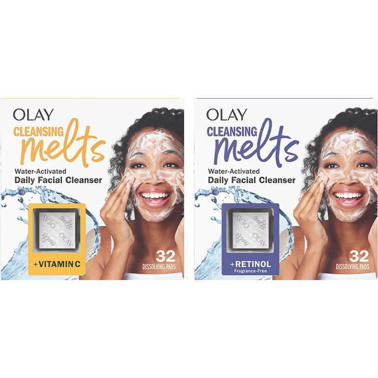 $3 off 2 TWO Olay Cleansing Melts 32ct (excludes trial/travel size).