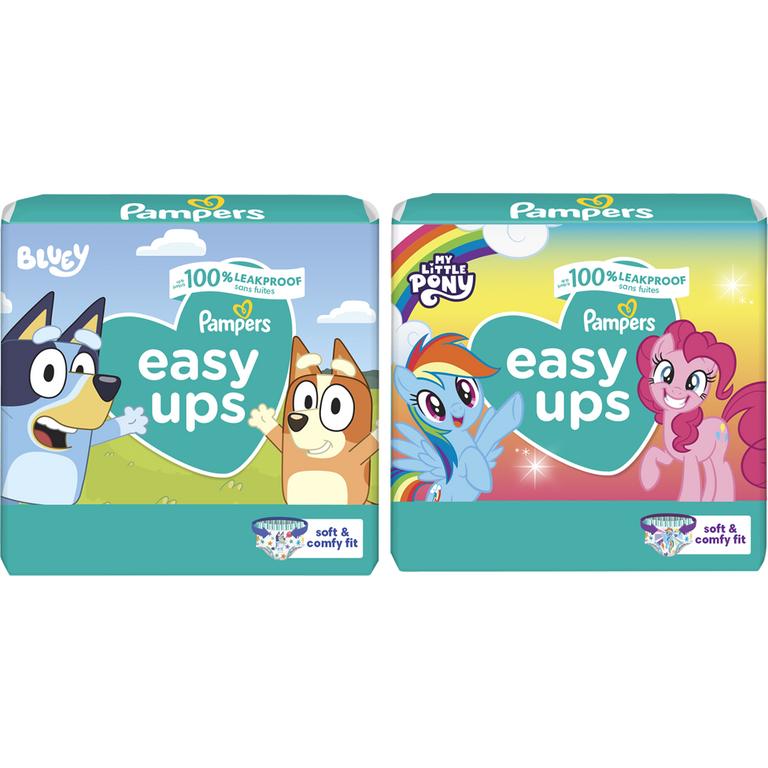 $3 off 2 TWO Jumbo BAGS Pampers Easy Ups Training Underwear.