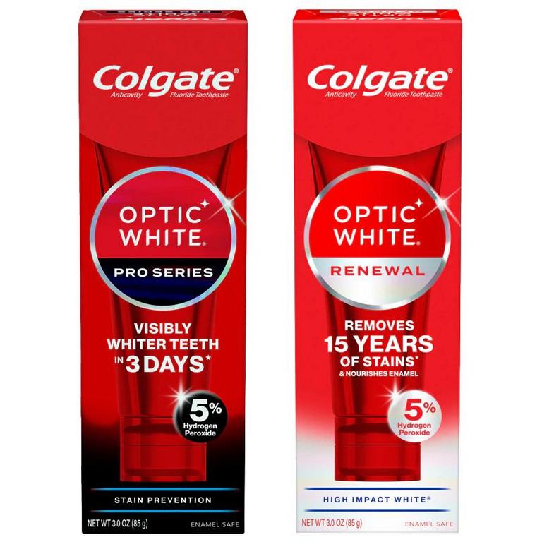 SAVE $4.00 On any Colgate® Optic White® Pro Series® or Renewal Toothpaste (including multipacks) or Optic White® Pro Series® Battery Powered Toothbrush