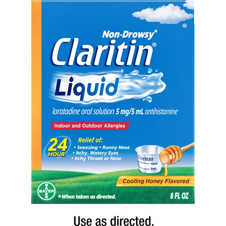 Save $5.00 on any ONE (1) Non-Drowsy Claritin® Cooling Honey Flavored Liquid 8oz