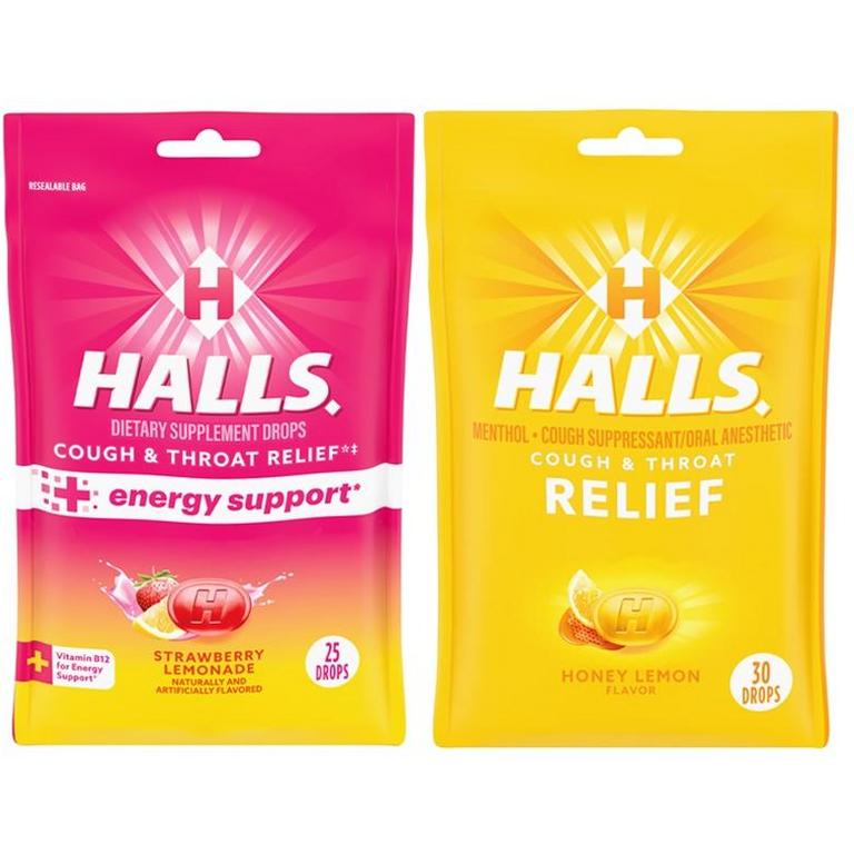 $1.00 OFF when you by ONE (1) HALLS Cough Drops (20 ct. or larger)